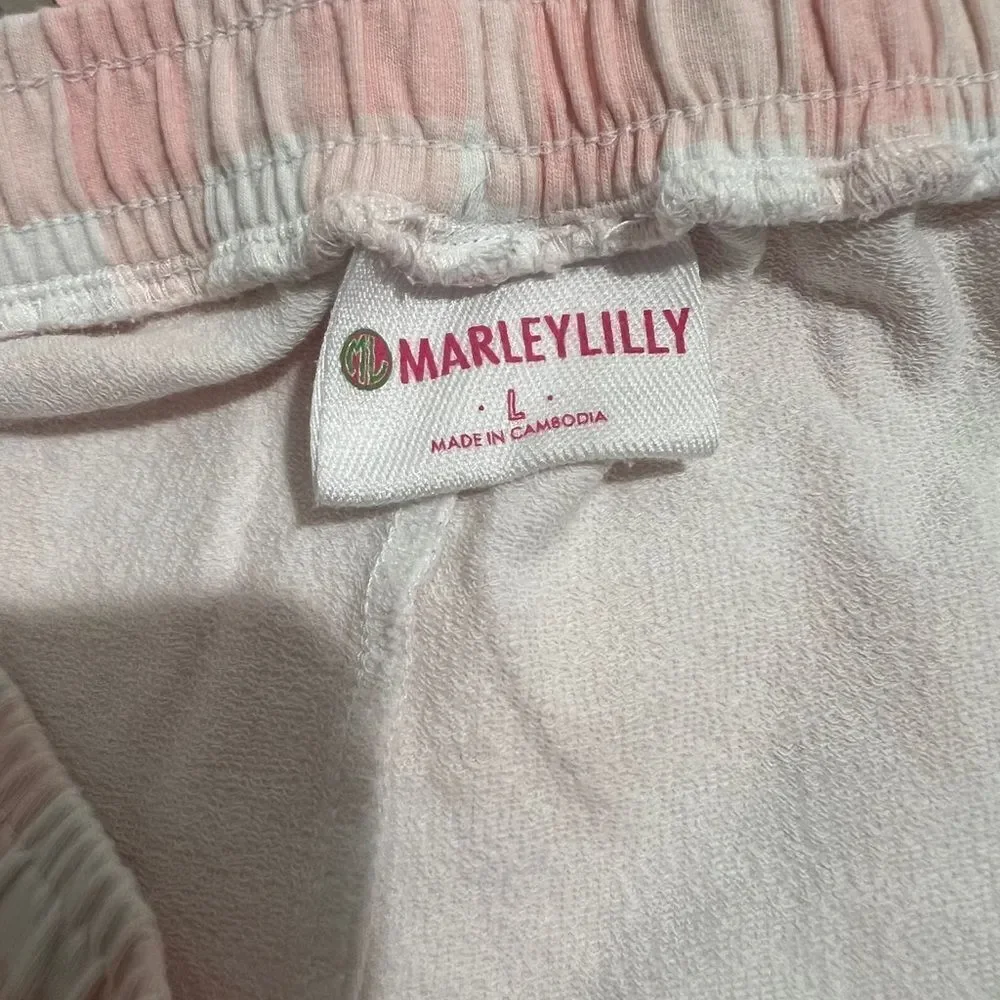 Marley Lilly Pink and White Checkered Shorts